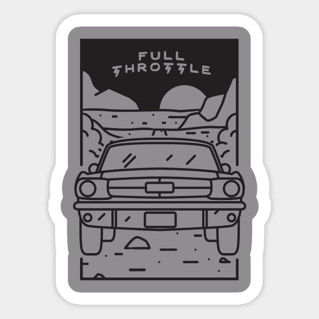 Full Throttle Sticker by SonoLuti